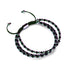 Trinité | Licorne Argent x Gunmetal | Bracelet Triple Rang